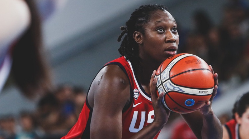 Tīna Čārlza: 10 sezonas WNBA. Foto: Washington Mystics/USA Basketball