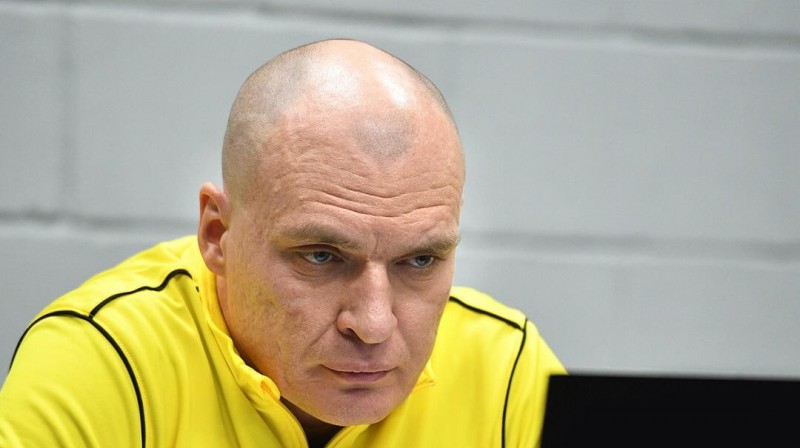 Čerepovecas kluba galvenais treneris Andrejs Razins. Foto: severstalclub.ru