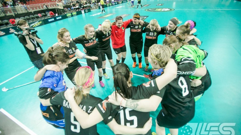 Pēdējos gados toni Latvijas sieviešu florbolā diktē "Rubene"
Foto: Floorball.lv