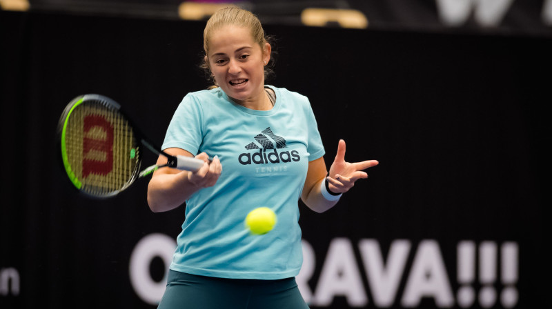 Aļona Ostapenko Foto: AFP/Scanpix