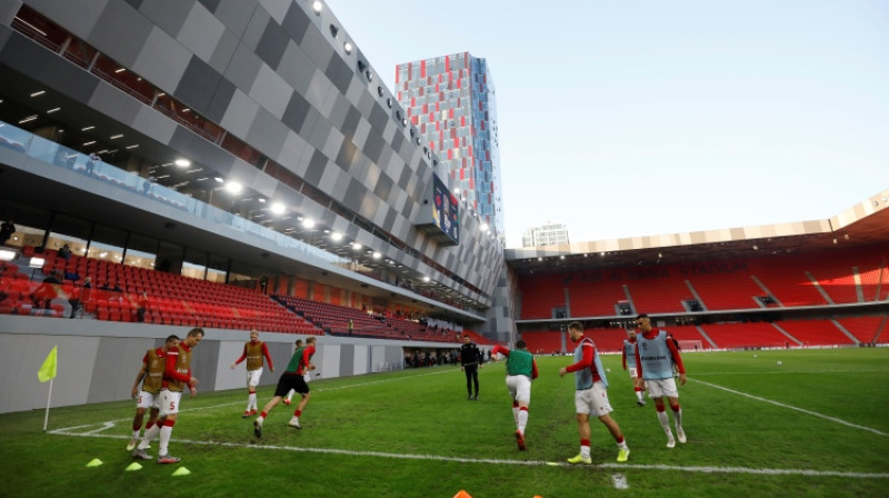 Tirānas jaunais stadions. Foto: Reuters/Scanpix