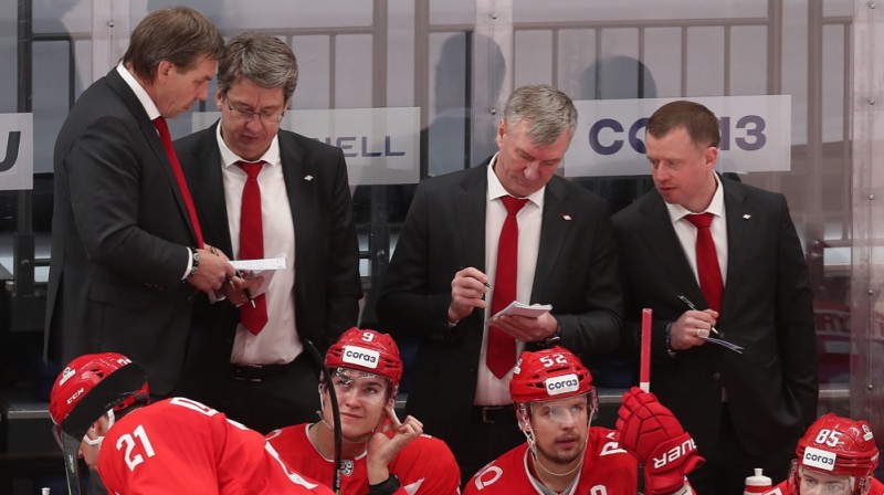 Oļegs Znaroks (no kreisās) un Harijs Vītoliņš. Foto: spartak.ru