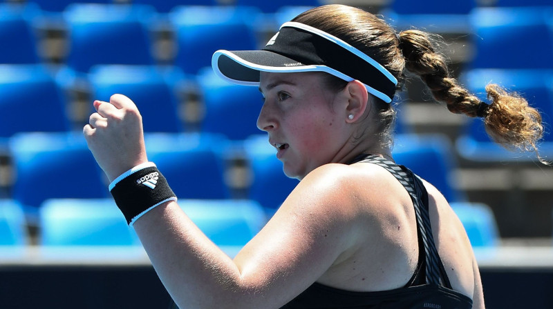 Aļona Ostapenko. Foto: AFP/Scanpix