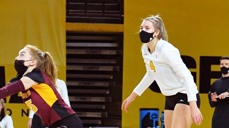 Marta Levinska (#4). Foto: Arizona State Volleyball