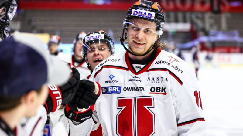 Rodrigo Ābols. Foto: Örebro Hockey