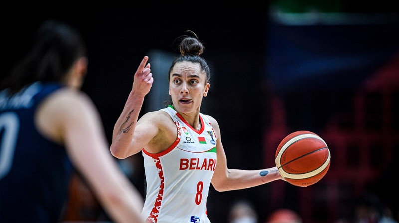 Tatjana Ļihtaroviča 2021. gada 26. jūnijā Valensijā. Foto: FIBA