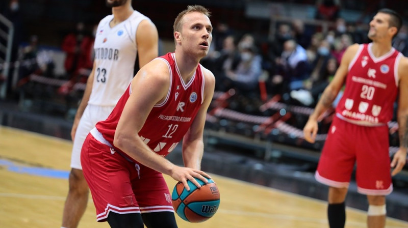 Artūrs Strautiņš. Foto: FIBA Europe Cup