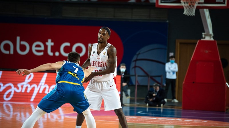 Tads Makfedens 2021. gada 26. novembrī Tbilisi. Foto: FIBA