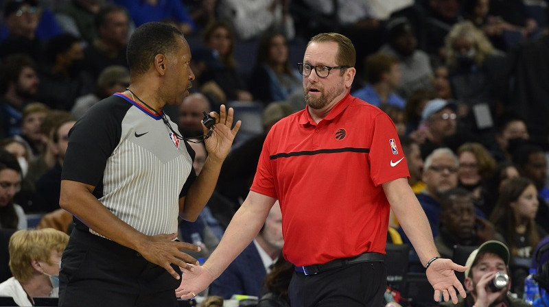 Toronto "Raptors" galvenais treneris Niks Nērss. Foto: AP/Scanpix