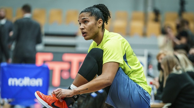 Alisa Tomasa 2021. gada 24. novembrī Rīgā. Foto: EuroLeague Women