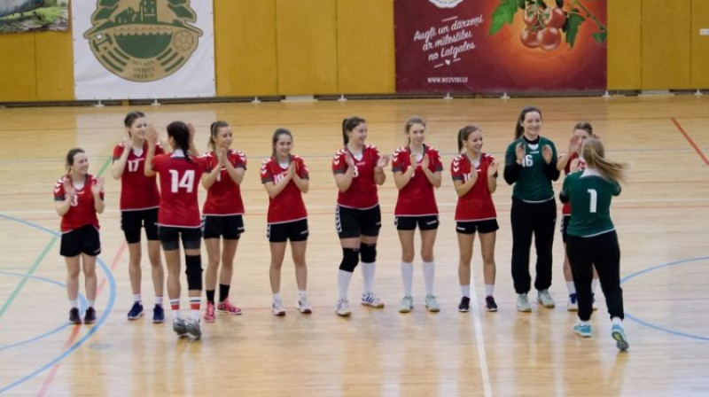 ''Jēkabpils'' komanda. Foto: handball.lv