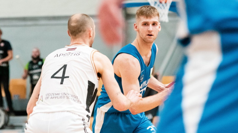 Dāvids Vīksne. Foto: LU basketbols