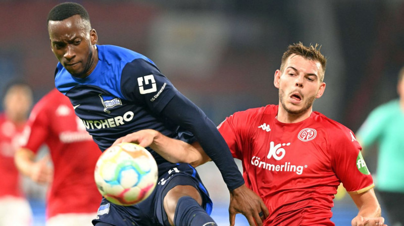 "Mainz 05" pret Berlīnes "Hertha". Foto: Jan Huebner/Imago Images/Scanpix