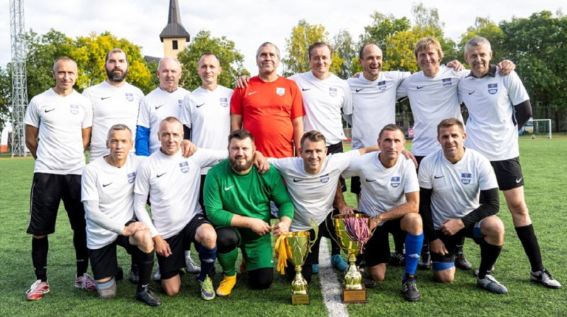 "Daugavpils" komanda. Foto: Latvijas Fiutbola federācija.