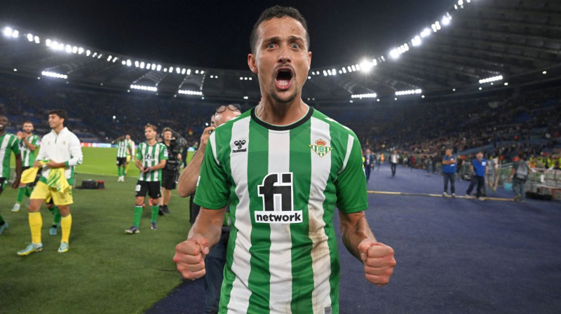 Seviļas "Real Betis" futbolists Luiss Felipe. Foto: Alberto Lingria/Reuters/Scanpix