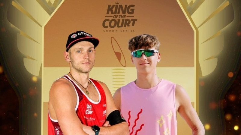 Edgars Točs un Kristians Fokerots. Foto: King of the Court