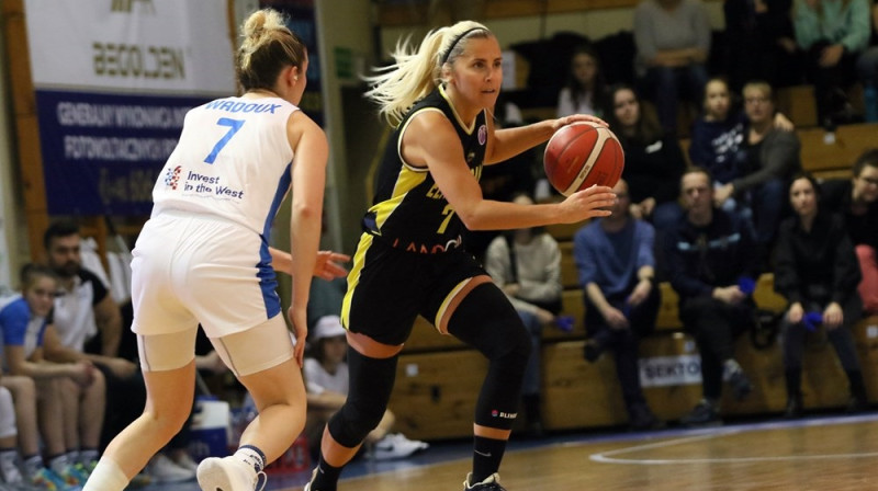 Elīna Babkina: 26 punkti uzvarā pār "Gorzow". Foto: EuroCup Women