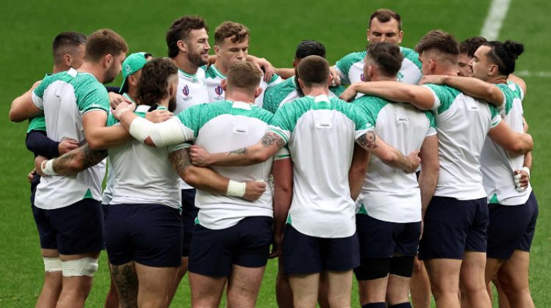 Īrijas izlases spēlētāji, Foto:AFP/Scanpix