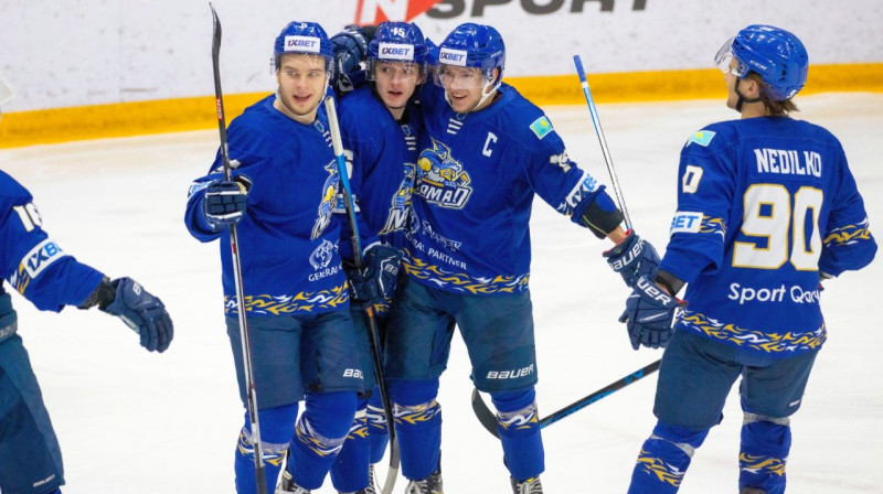 Astanas "Nomad" hokejisti. Foto: pro.ligasy.kz