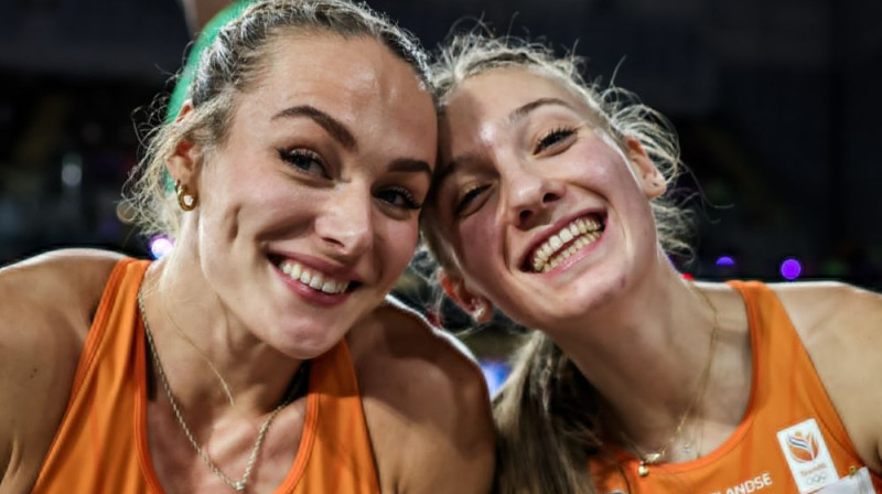 Līke Klavera un Femke Bola. Foto: World Athletics