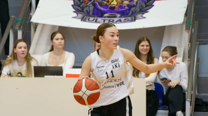 Mila Luzgina: pirmais "triple-double" Daugavpils basketbolā. Foto: Margarita Vigule