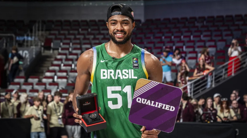 Rīgas turnīra MVP - Brunu Kabuklu. Foto: FIBA