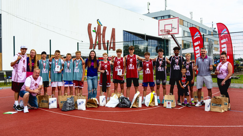 "Sāga" 3x3 basketbola kausa laureāti zēnu grupā. Publicitātes foto