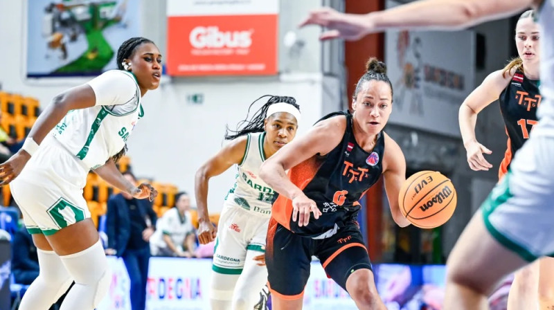 Maja Loida 2024. gada 9. oktobrī. Foto: EuroCup Women