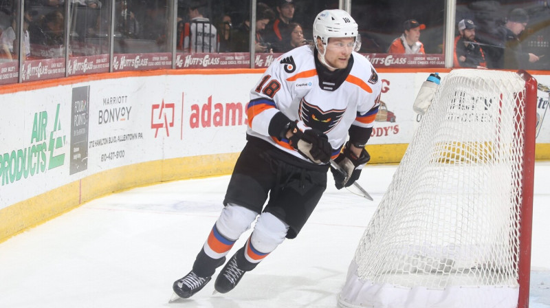 Rodrigo Ābols. Foto: Lehigh Valley Phantoms