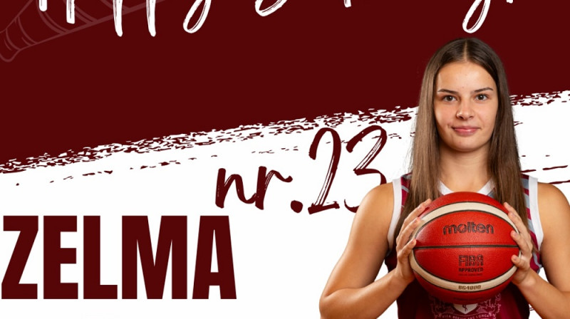 Zelma Mālmane. Foto: RSU women`s basketball