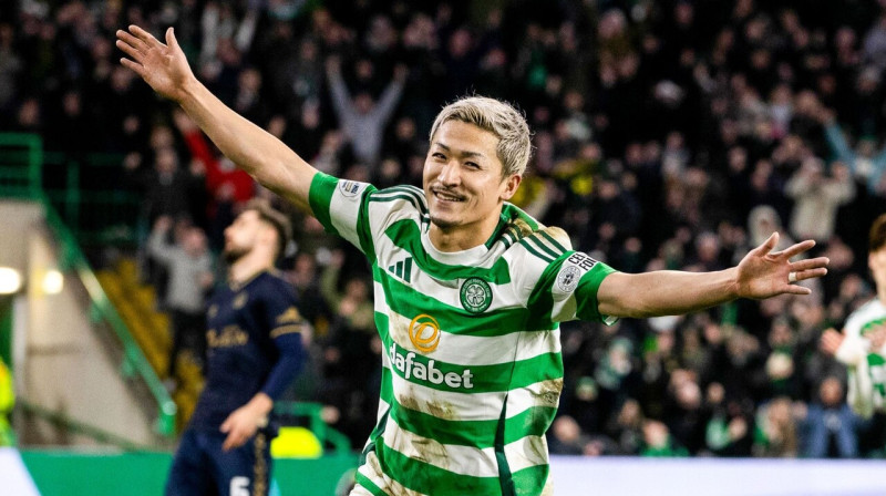 Glāzgovas "Celtic" snaiperis Daizens Maeda. Foto: Celtic FC