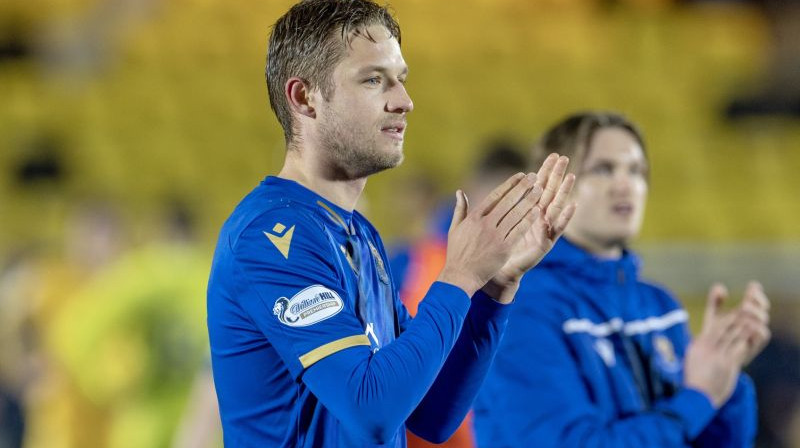 Daniels Balodis. Foto: Perthstjohnstonefc.co.uk/
