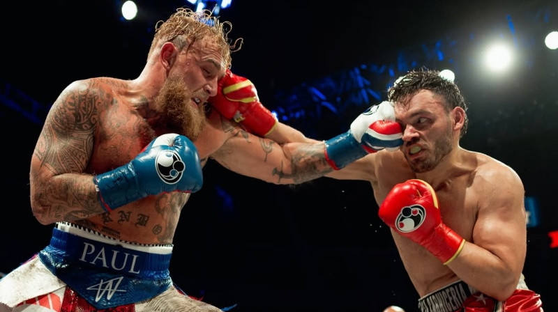 Džeiks Pols un Hulio Čavess jaunākais. Foto: Instagram @JakePaul