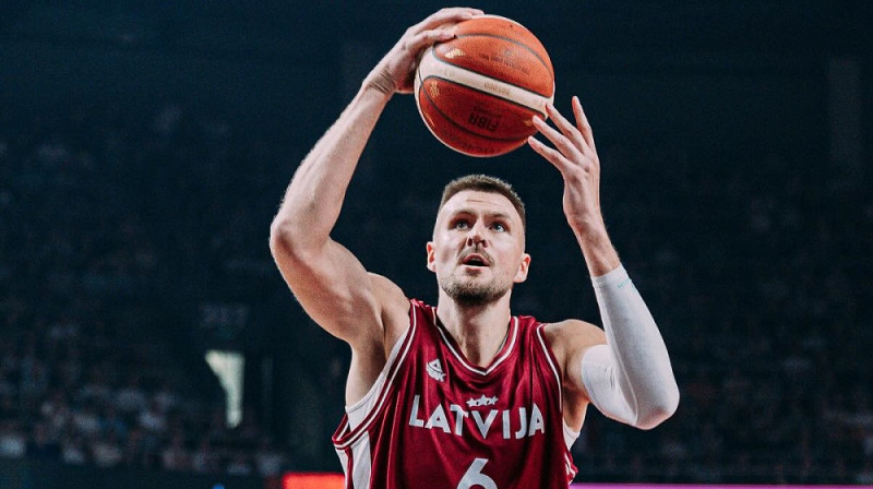 Kristaps Porziņģis. Foto: Mikus Kļaviņš, LBS