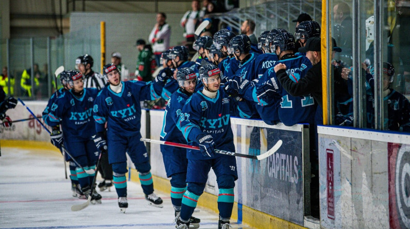 Kijivas "Capitals" hokejisti. Foto: HC Kyiv Capitals