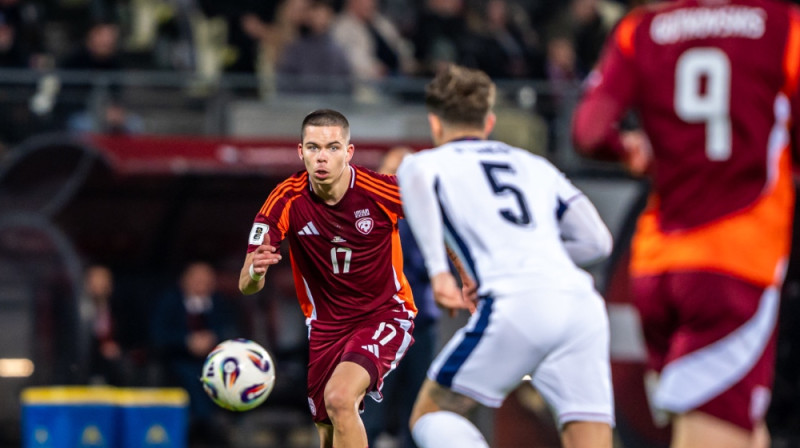 Lūkass Vapne. Foto: LFF