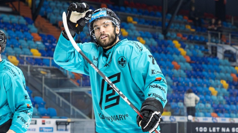 Jānis Jaks. Foto: HC Energie Karlovy Vary