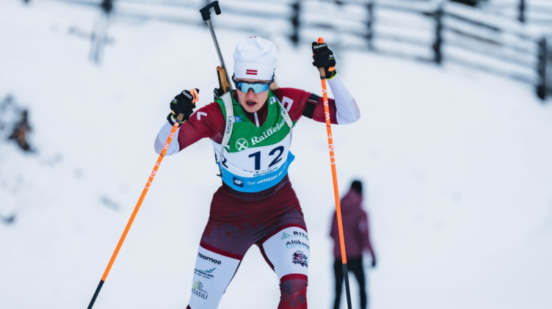 Sandra Buliņa. Foto: Latvijas Biatlona federācija