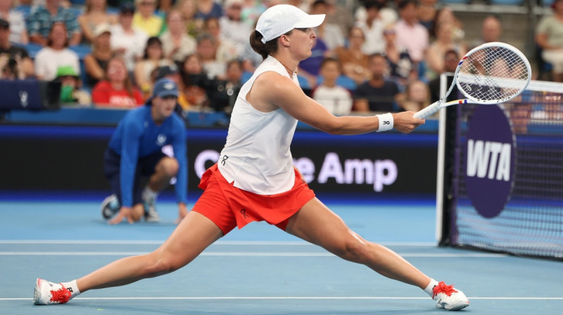 Iga Švjonteka. Foto: Marcin Cholewiński / Polski Związek Tenisowy