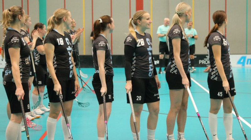 Tallinas "Sparta" atguvušas tabulas līderes godu, foto: Dainis Bušmanis, Floorball.lv