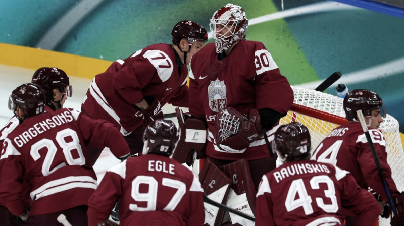 Elvis Merzļikins. Foto: Romāns Kokšarovs/LOK
