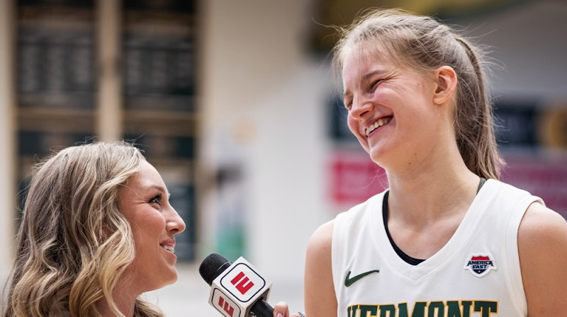 Nikola Priede. Foto: Vermont Women`s basketball