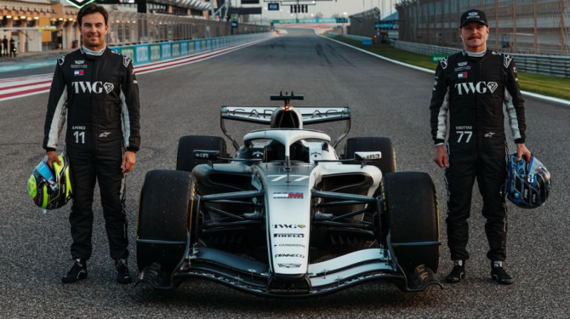 Serhio Peress un Valteri Botass. Foto: www.facebook.com/CadillacF1