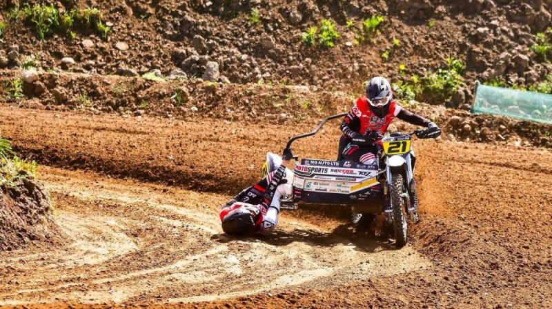 Rihards Rupeiks / Markuss Tučis. Foto: C.Hoffmann Sidecarcross Pictures