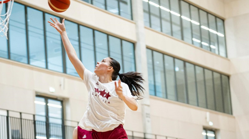 Katrīna Ozola 2026. gada maijā. Foto: Latvijas Basketbola savienība