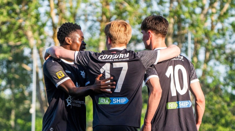 "Riga Mariners" futbolisti. Foto: Riga Mariners