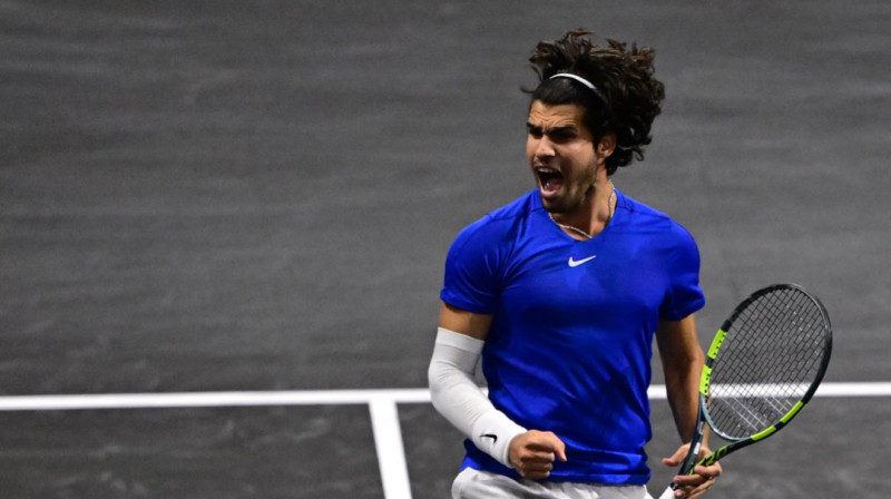 Karloss Alkarass. Foto: Laver Cup