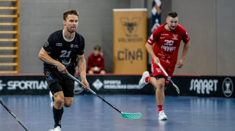 Artis Raitums sasniedzis apaļu jubileju gūto punktu ziņā, foto: Jānis Lārmanis, Floorball.lv
