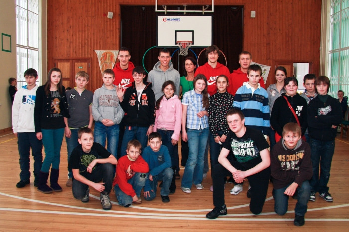 BK "Ventspils" piedalās konkursā 2. pamatskolā