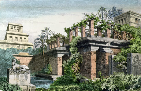 Babilonas gaisa dārzi - viens no 7 pasaules brīnumiem